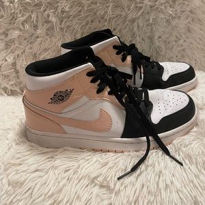 Air Jordan 1s mid Crimson Tint
